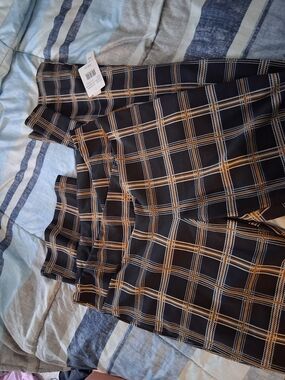 Joe B Black Plaid Matching Suit Set